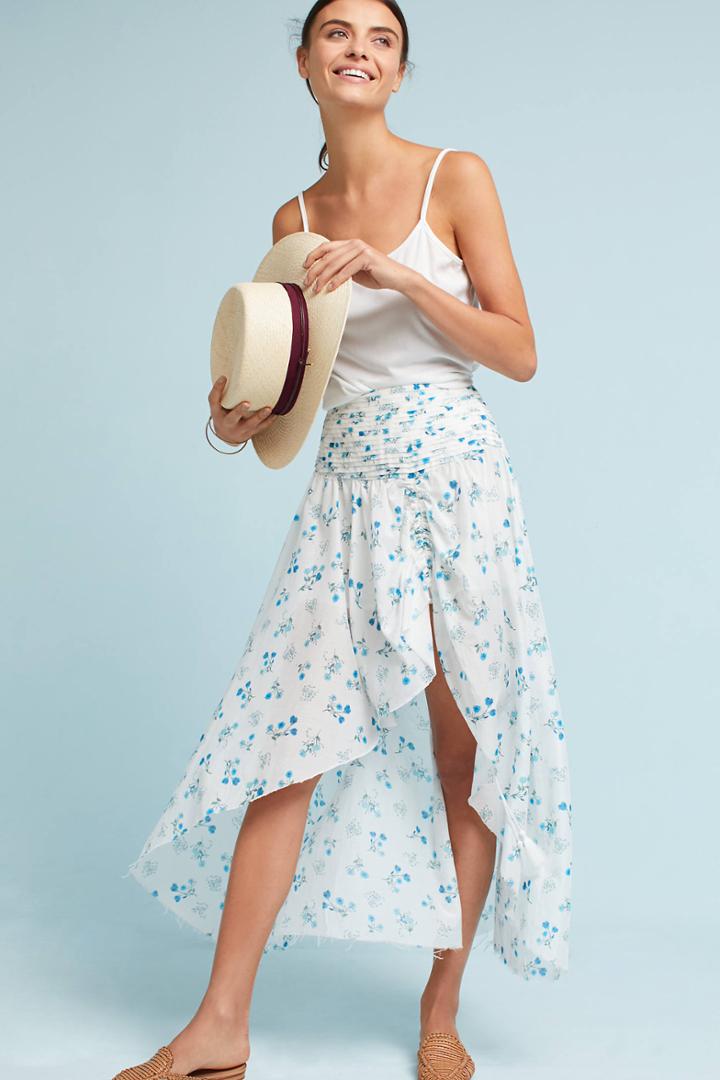 Steele Catalina Silk Skirt