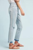 Current/elliott Slouchy Skinny Mid-rise Straight Ankle Jeans