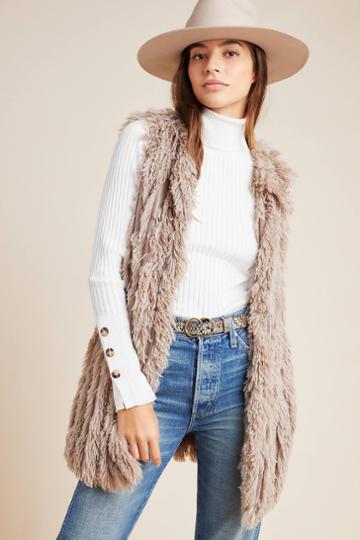 Greylin Tonia Faux Fur Vest