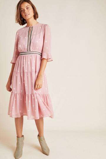 Gal Meets Glam Finley Tiered Midi Dress