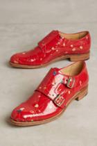 Anthropologie Fl Monk Shoe Dried