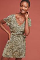 Cupcakes And Cashmere Leopard Mini Dress
