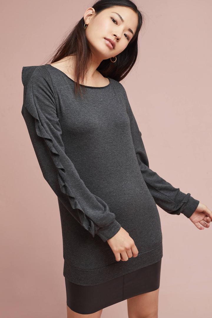 Bailey 44 Layered Sweatshirt Mini Dress