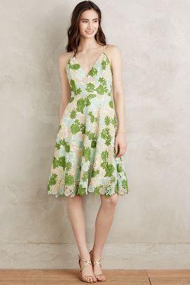 Badgley Mischka Jade Blossom Dress