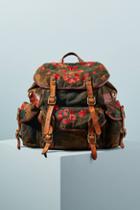 Campomaggi Embroidered Camo Backpack