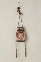 From St Xavier Beaded Diamond Bucket Pouch