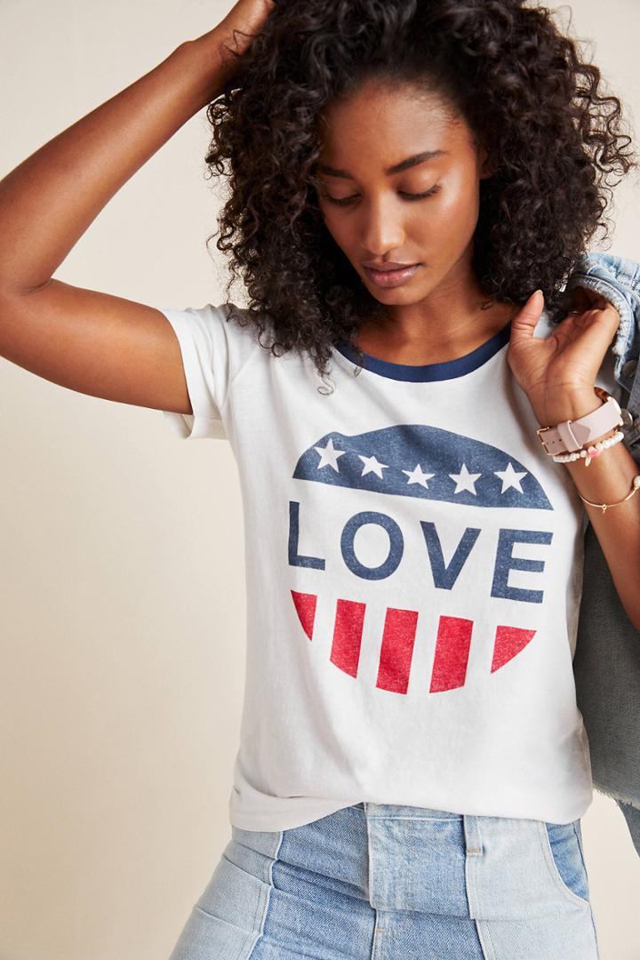 Sol Angeles Love Ringer Tee
