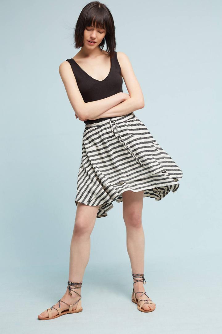Dolan Left Coast Draped Tie-waist Mini Skirt