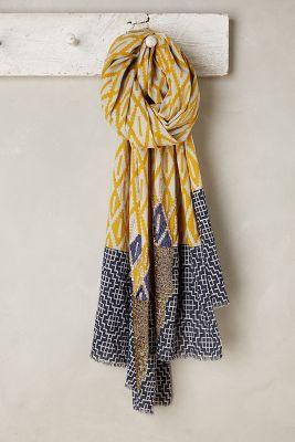Maliparmi Sunrise Ikat Scarf