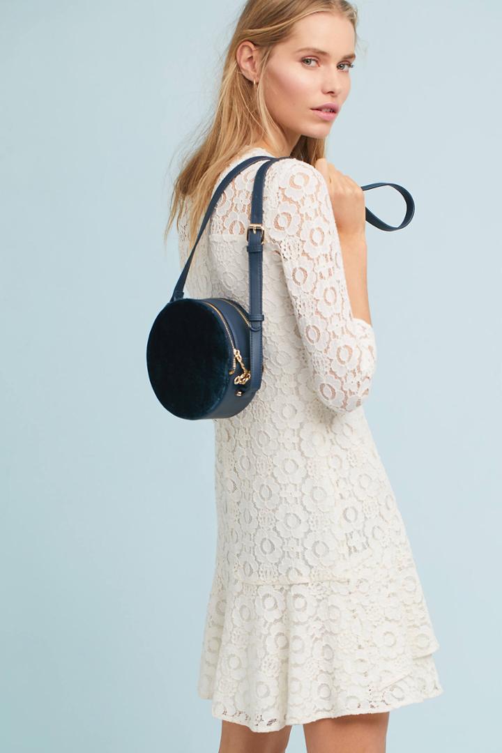 Shoshanna Asymmetrical Ruffle Dress