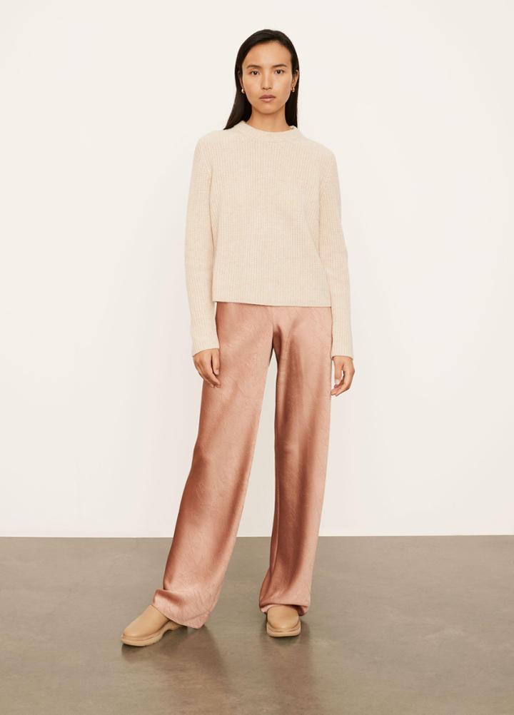 Vince Cashmere Shaker Rib Pullover