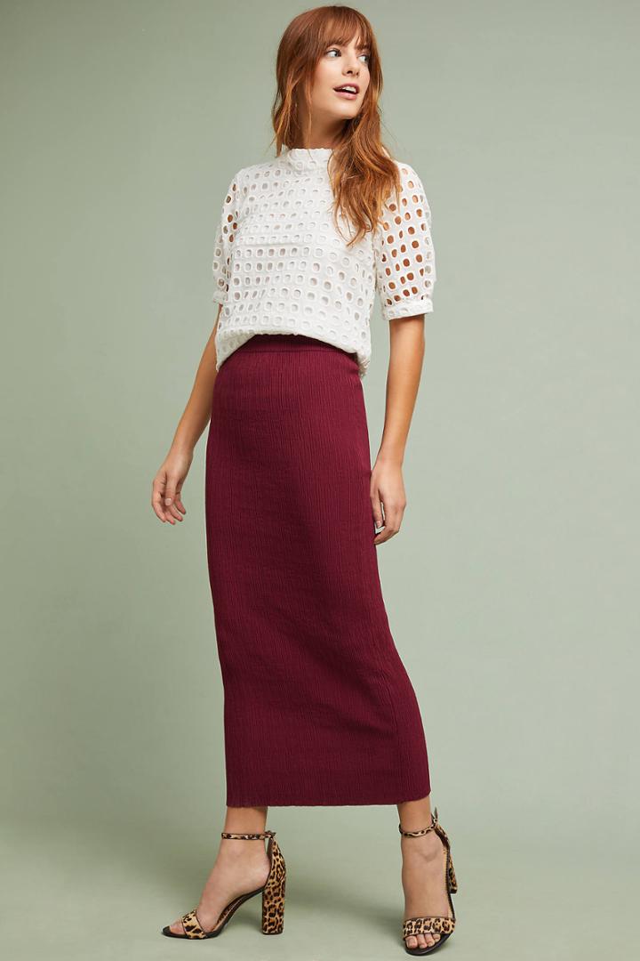 Current Air Alannah Textured Skirt