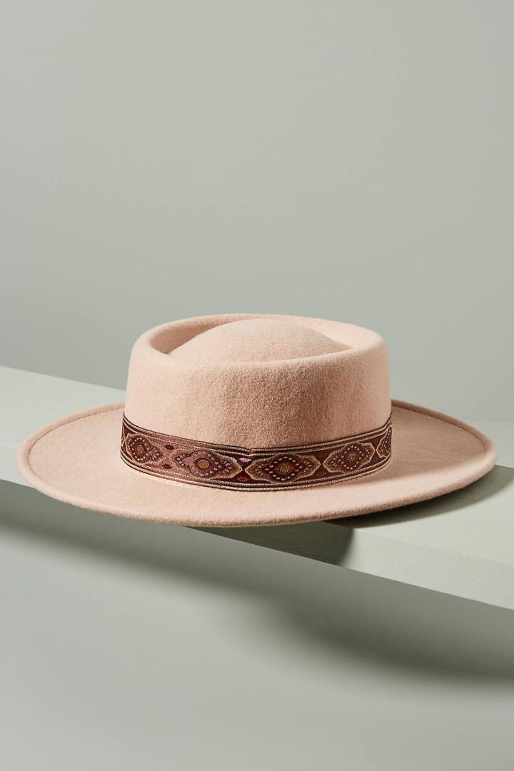 Wyeth Trimmed Boater Hat