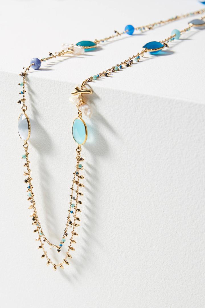 Gas Bijoux Serti Layered Necklace
