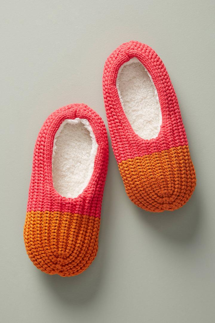 Verloop Ribbed Colorblocked Slippers