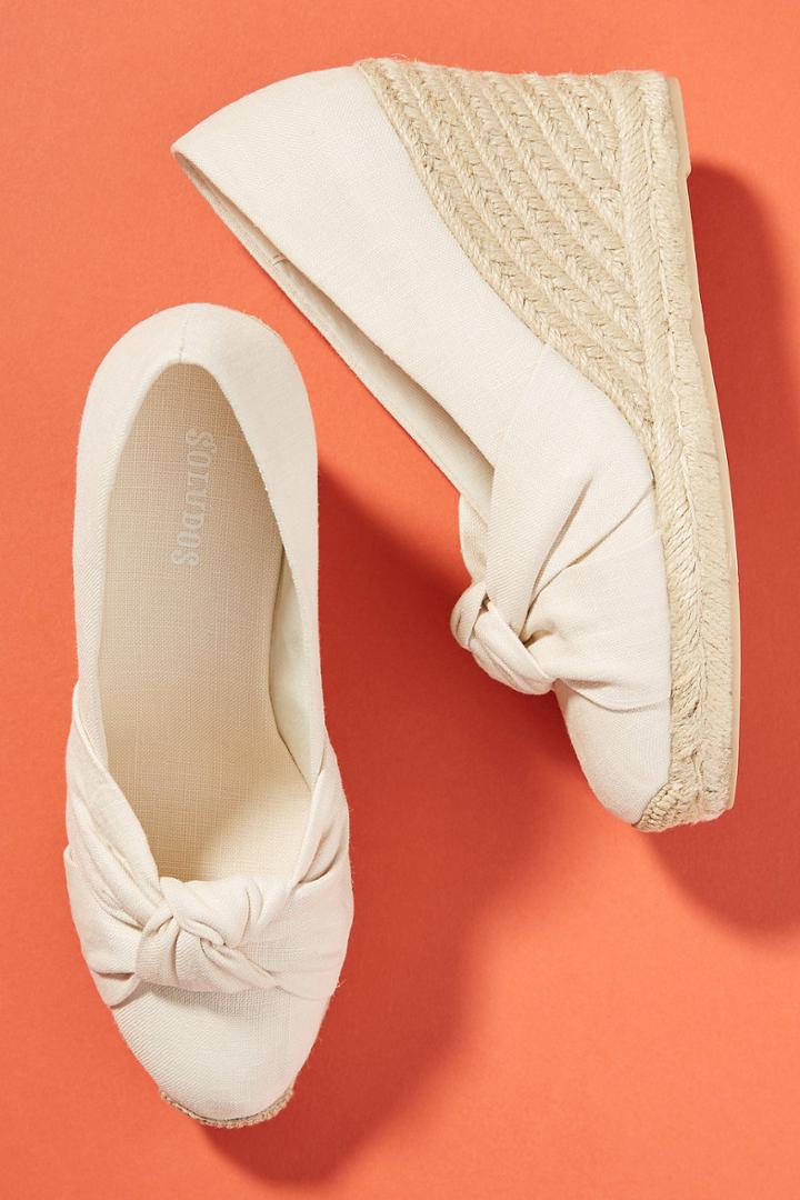 Soludos Knotted Wedge Sandals
