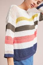 Three Dots Portloe Striped Sweater