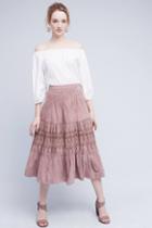 Floreat Aldane Suede Midi Skirt