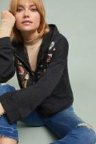 Akemi + Kin Embroidered Hooded Sweatshirt