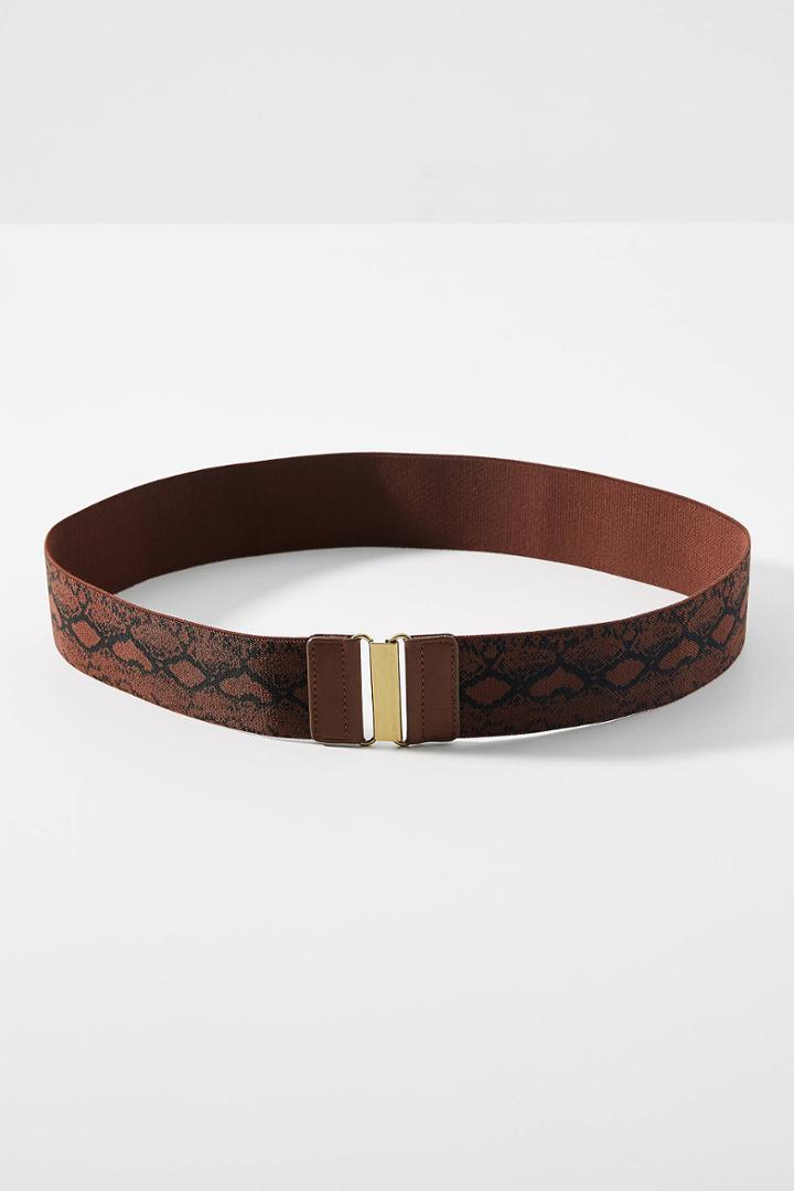 Linea Pelle Serpentine Stretch Waist Belt