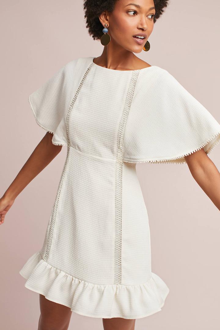 Moon River Amira Flutter-sleeve Dress