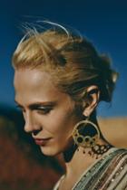 Anthropologie Bubbled Briolette Earrings
