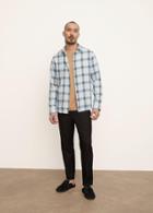 Vince Seaside Plaid Long Sleeve Shirt