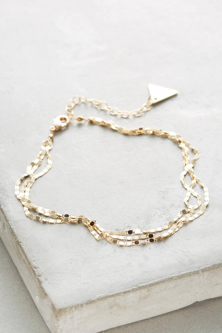 Serefina Aurulent Layered Ankle Bracelet