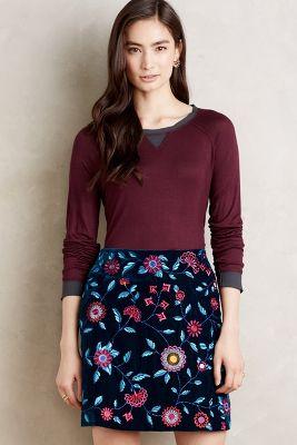 Anthropologie Chiffon-trimmed Tee