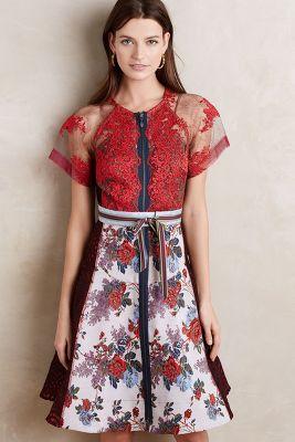 Byron Lars Winter Rose Dress