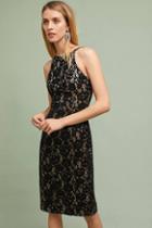 Black Halo Elora Lace Column Dress