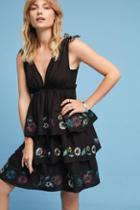 Red Carter Nerano Deep-v Mini Dress