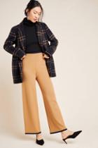 Scotch & Soda Ribbed Knit Wide-leg Trousers