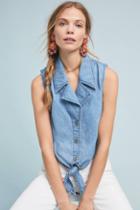 Pilcro And The Letterpress Pilcro Collared Denim Buttondown