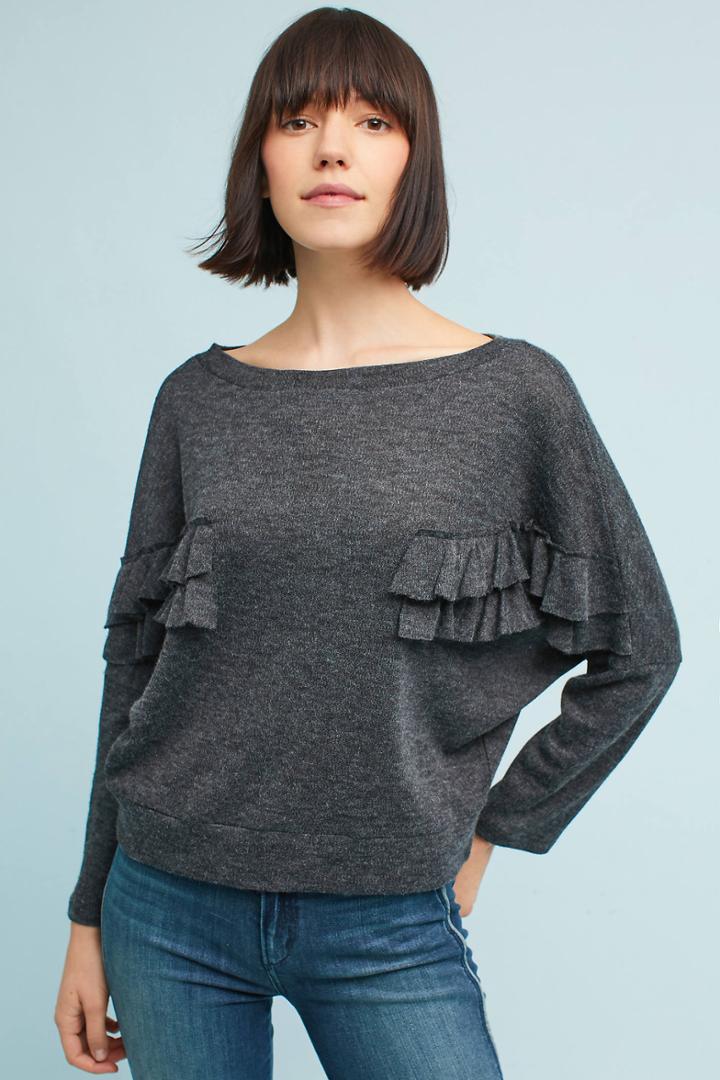 Molly Bracken Sinead Ruffled Pullover