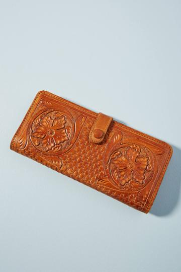 Cut N' Paste Embossed Leather Wallet