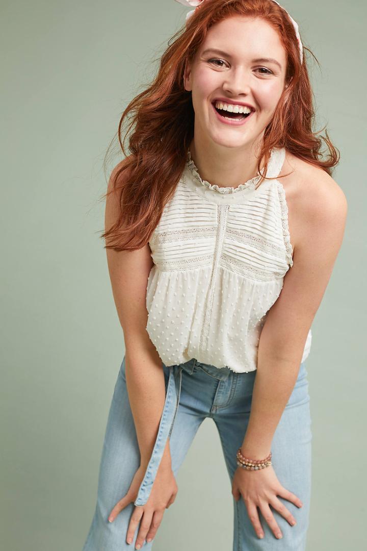 Maeve Abigail Ruffled Blouse