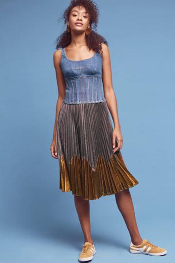 Blue Tassel Magdalena Skirt