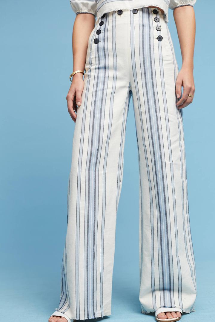 Lemlem Halima Wide-leg Sailor Pants