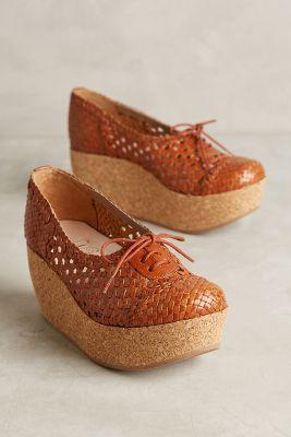 Nora Scarpe Di Lusso Onelia Platform Oxfords Tan