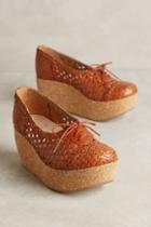 Nora Scarpe Di Lusso Onelia Platform Oxfords Tan