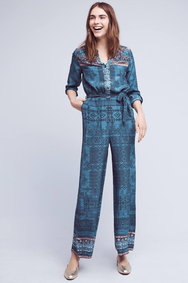 Hemant & Nandita Jewel Silk Jumpsuit