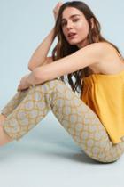 Chino By Anthropologie Relaxed Circle-embroidered Chino Pants