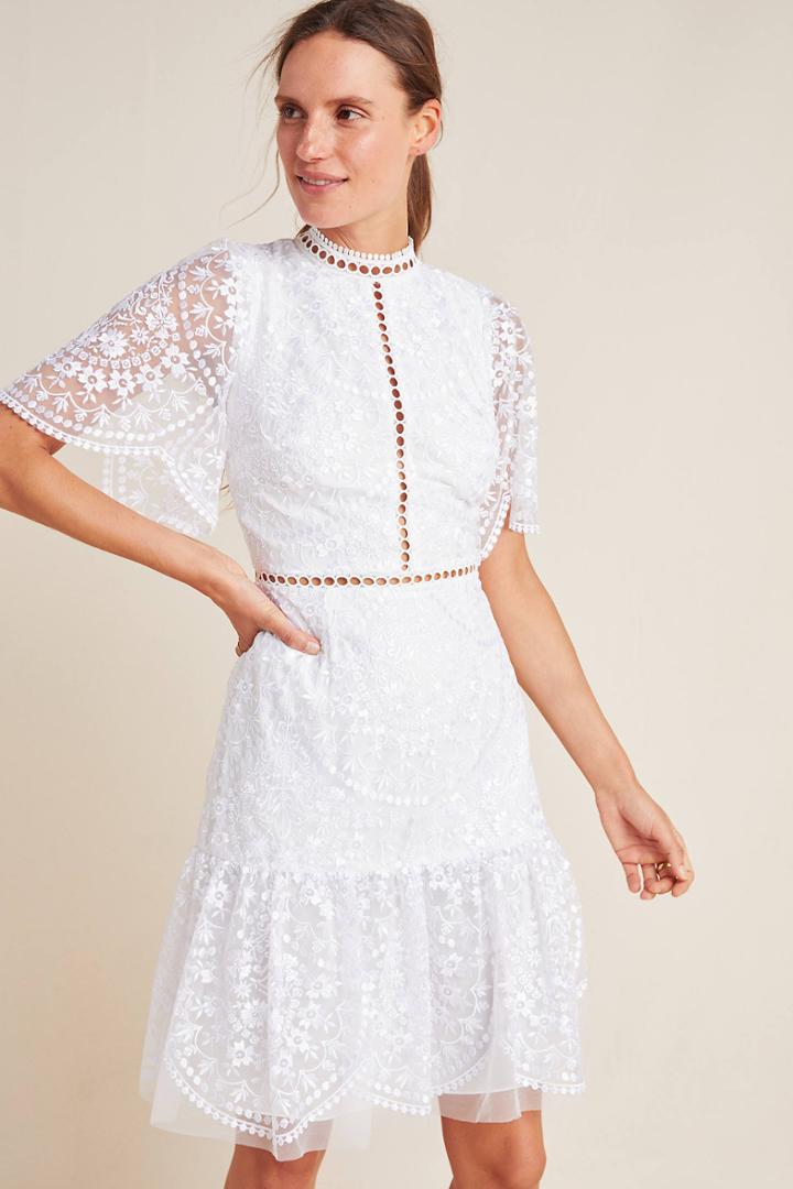 Ml Monique Lhuillier Greta Lace Dress
