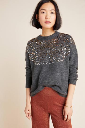 Lea & Viola Vanessa Sequined Sweater