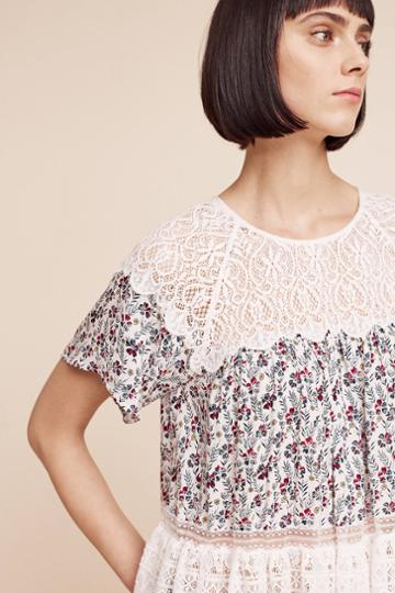 Blue Tassel Sara Lace Blouse