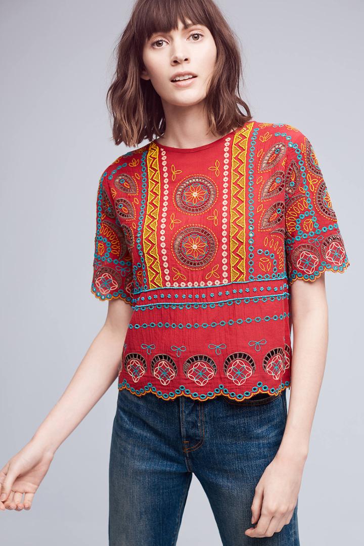 Tiny Cropped Mirari Blouse