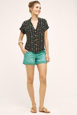 Pilcro Hyphen Chino Shorts Turquoise