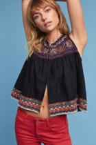 Velvet By Graham & Spencer Perrie Embroidered Top