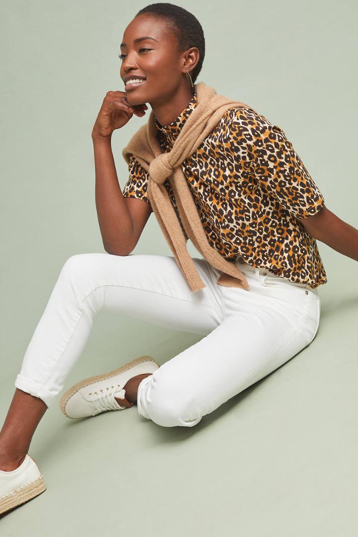 Anthropologie City Short-sleeved Turtleneck